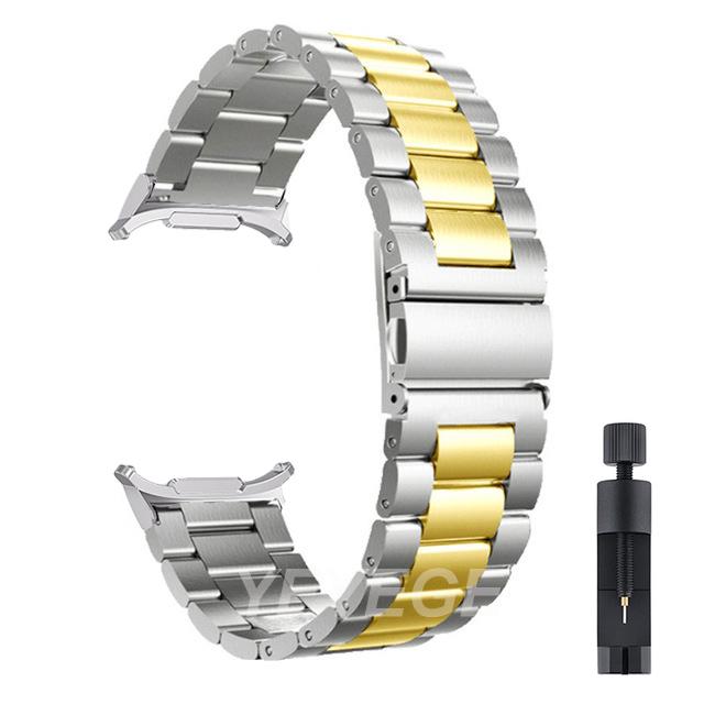 Metal Strap For Samsung Galaxy Watch Ultra LTE 47mm Band Stainless Steel Strap For Samsung Watch 7 44mm 40mm Wristband Correa