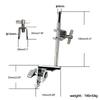 Adjustable Metal Cowbell Holder Clip Bass Drum Hoop Mounted Cowbell Clamp Percussion Accessories Easy To Install