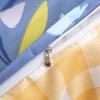 Funda Nórdica de Sábana de Sarga Gruesa Esmerilada Juego de Tres Piezas de Terciopelo Yang de Planta Ropa de Cama para Dormitorio de Estudiantes