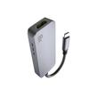8-In-1 USB-C Hub Adapter with DC Output & OTP Protection for Laptop and Mobile Phone Super Speed 3-Port USB-C Hub