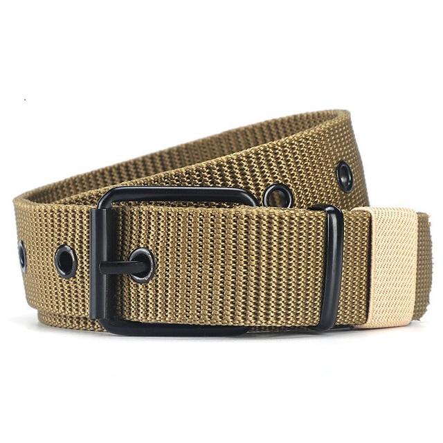Men Belts Army Military Canvas Nylon Webbing Tactical Belt Fashion Casual Designer Unisex Belts High Quality Sports Strap