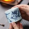 MULTIPOTENT Antique Blue & White Porcelain Dragon Tea Cup