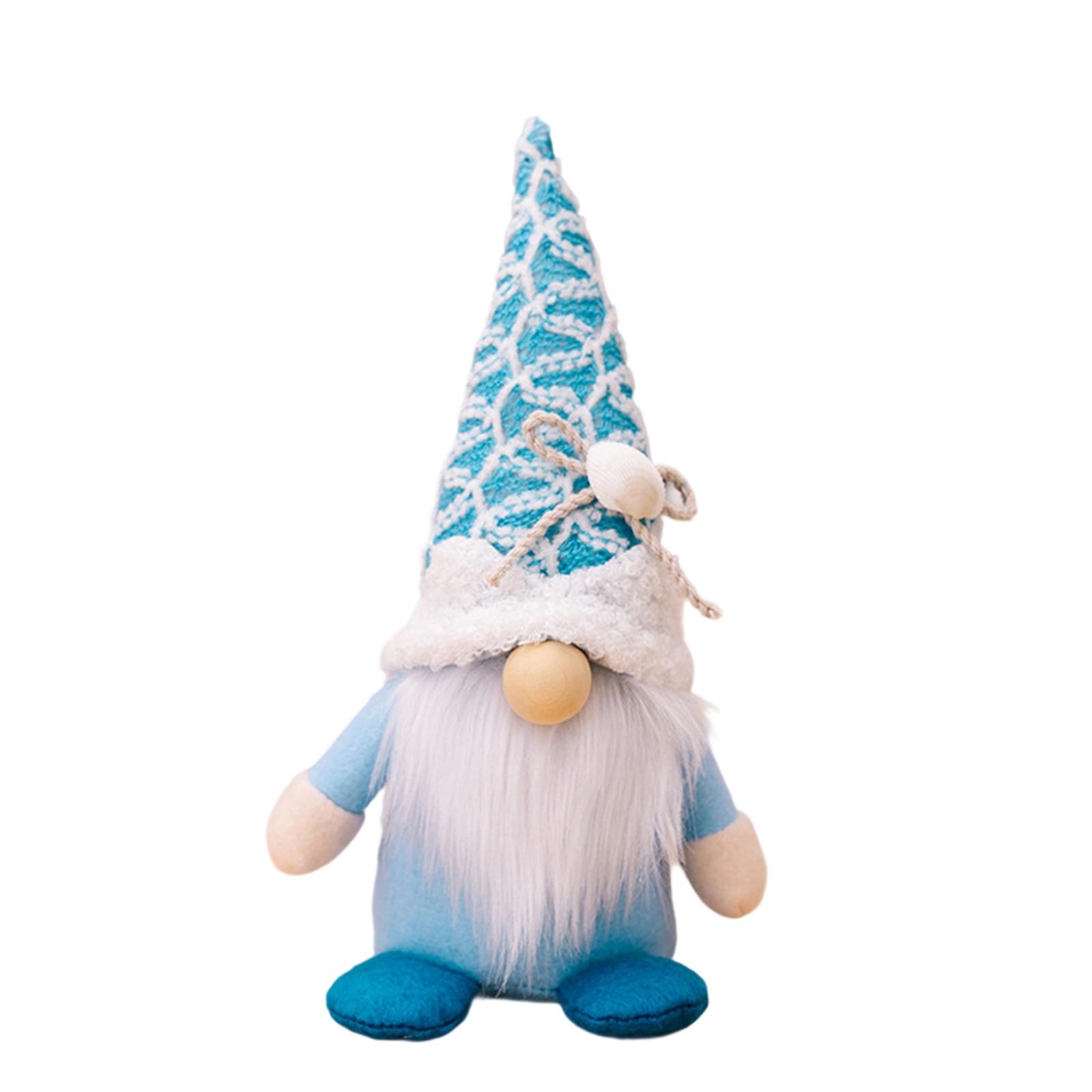 

Handmade Plush Ocean Gnome Doll For Holiday One Size