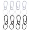 8Pcs Zincs Alloys Carabiner Key Clip Convenience Keychains Quickly Release Key Holder Buckles Outdoor Tool Easy To Use