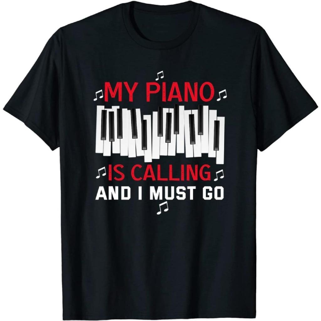 Piano Player My Piano is Calling and I Must go Pianist T-Shirt, Long Sleeve Shirt, Sweatshirt, Hoodie