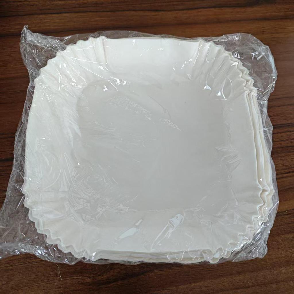Heißluftfritteusen-Ölabsorbierende Hochtemperatur-Backpapier-Einlagen - Runder Silikonpapier