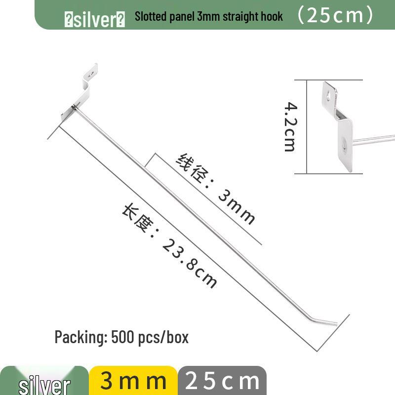 Slotted Aluminum Panel Hooks for Mobile Phone Store Displays