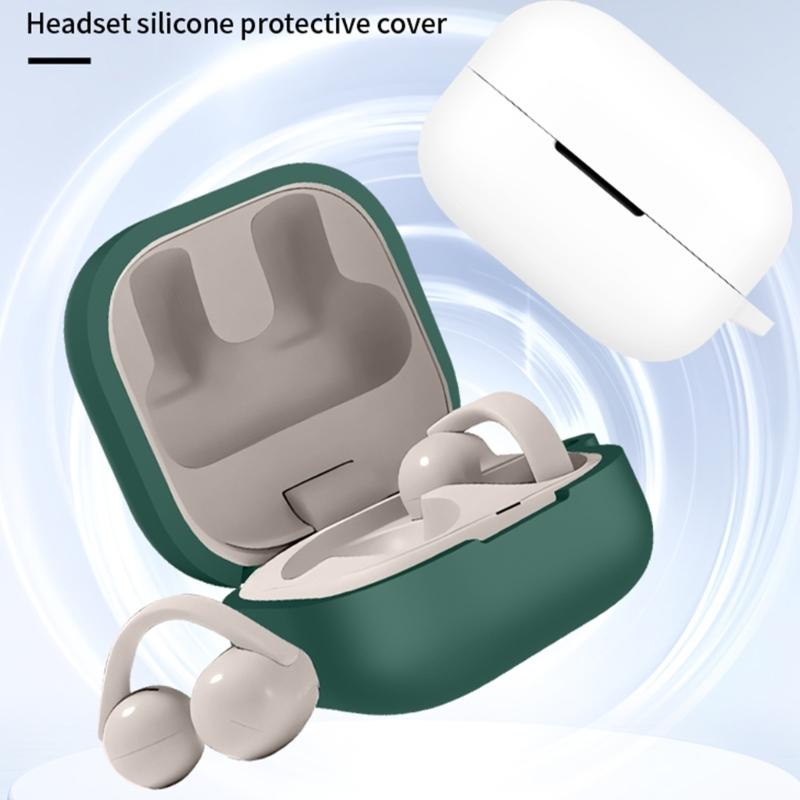 Shockproof Silicone Earphone Case Cover Dustproof Protections Wear Resistant Design for Clip WF-LC900