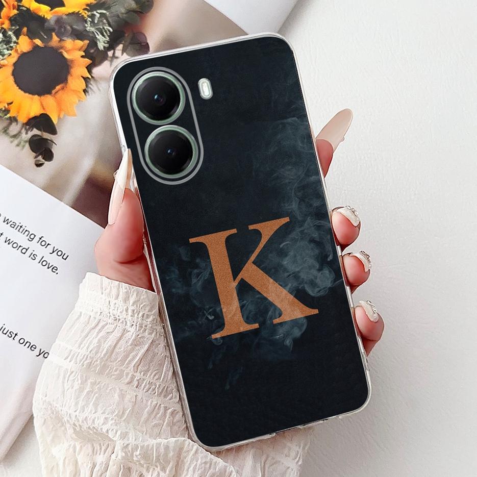 For Xiaomi Poco X7 Pro Case Luxury Letters Cover Clear Silicone Soft Slim Phone Case For Xiaomi Poco X7 PocoX7 Pro X7Pro 5G Bags