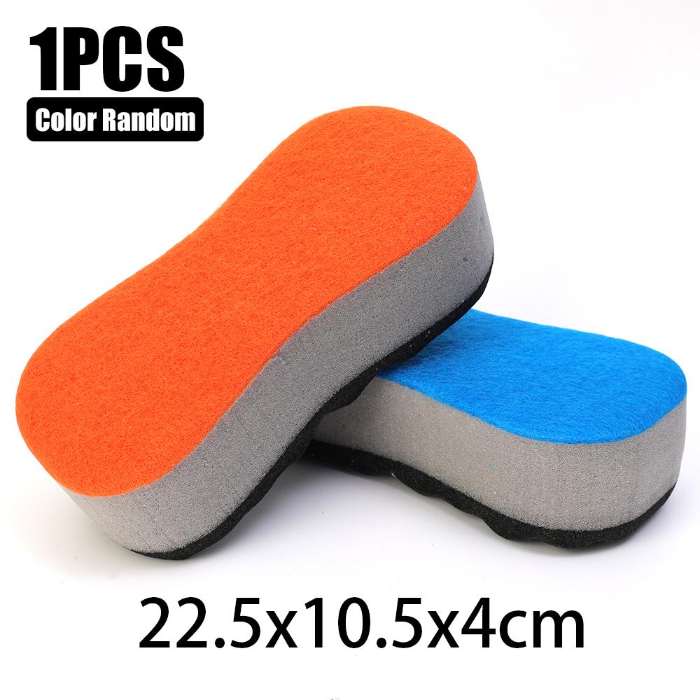 Car Wash Sponges Block Three Layer Large Wave Car Washing Sponge Wipe High Density Honeycomb Sponge Universal Car Cleaning Tool