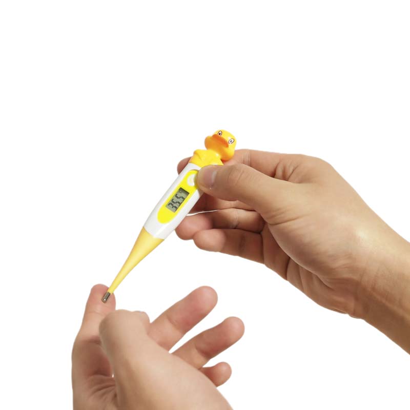 1pcs Waterproof Basal Thermometer Digital Fiebre Oral Armpit or Rectal Electronic LCD Display Soft-head Thermometer Household