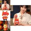 Traditional Dragon Hanging Ornament Ethnic Style Plush Toy For Year-end Meetings