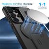 Etui pancerne z uchwytem na Samsung Galaxy S25 Ultra S25+ S 25 FE z przesuwaną osłoną aparatu Funda na Galaxy S25 Plus S25ultra Tylna okładka