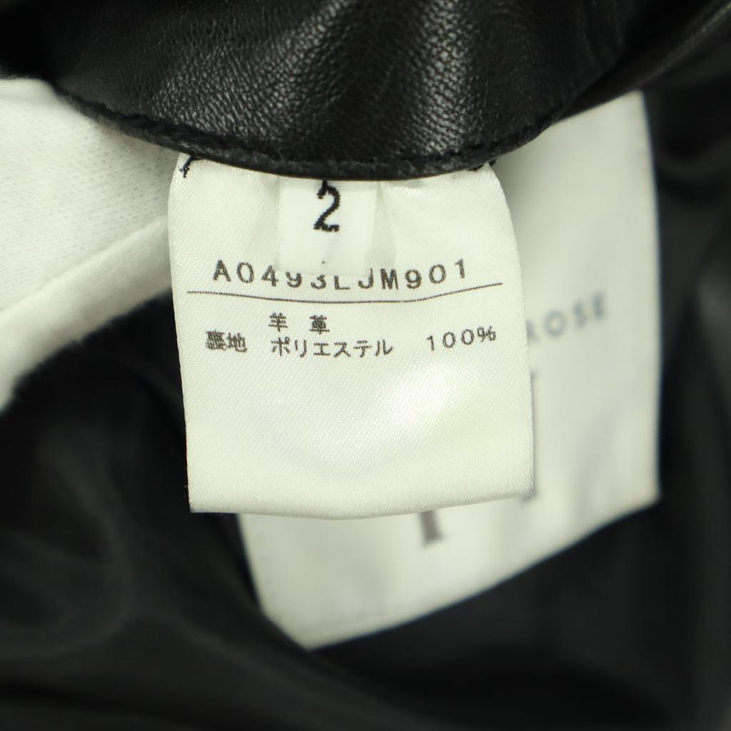 MEN'S MELROSE Long sleeve leather Single riders jacket 2 Sheep leather Men's Used