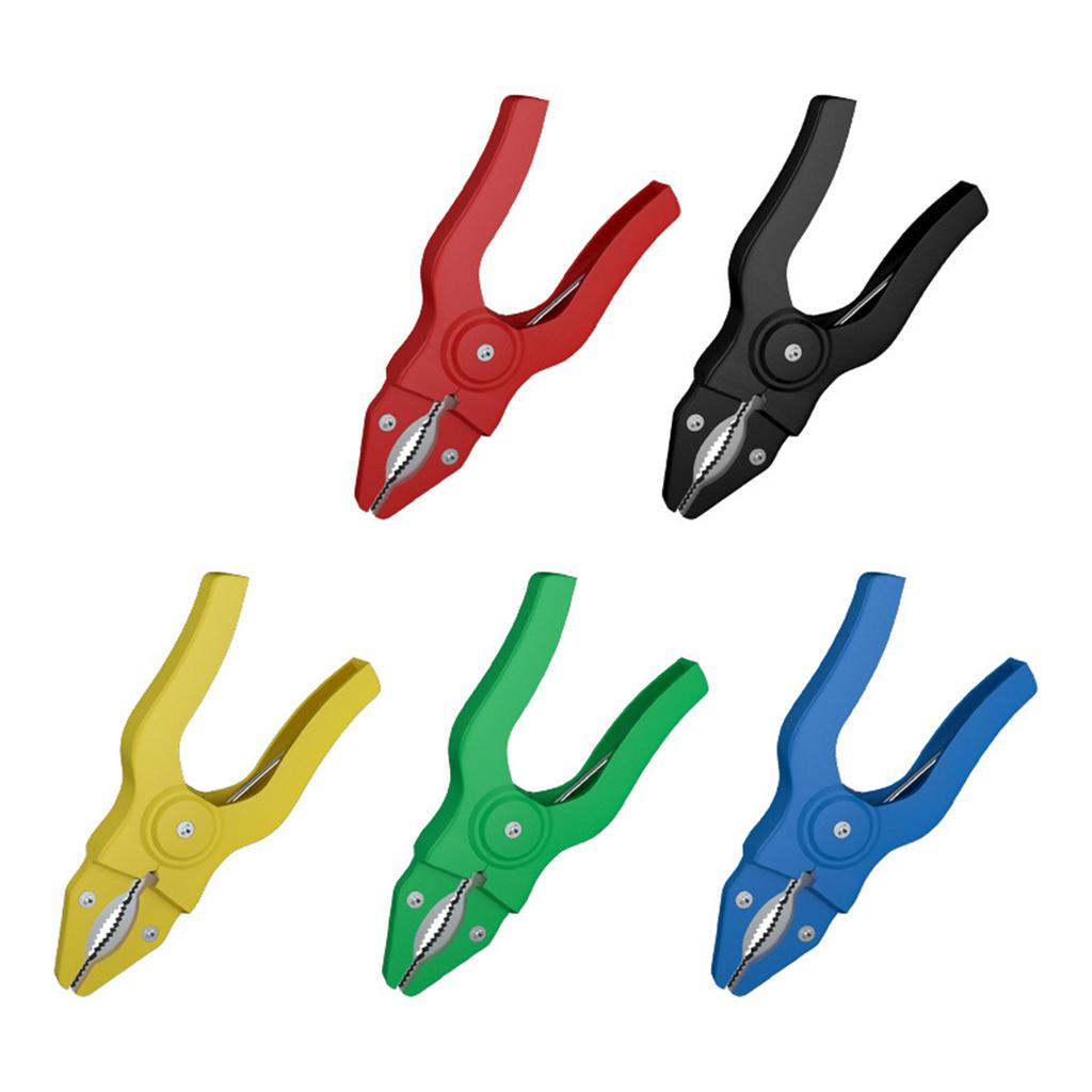 50A Insulated Alligator Clip Premium Copper Construction Secure Electrical Testing Clamps for Engineers