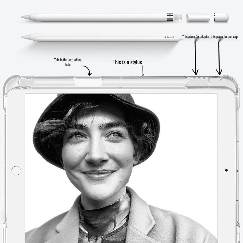 Funda para iPad de 10,2 pulgadas Air 4/5: Funda de cuero a prueba de caídas con ranura para bolígrafo para Pro 11 y Mini 6