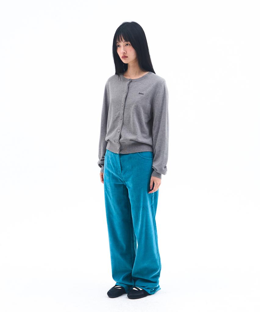 AMES-WORLDWIDE Corduroy Easy Pants Blue