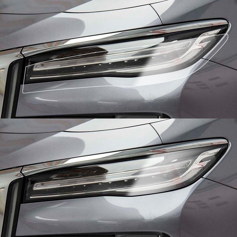 Film di Protezione per Fari Nero Fumo Lucido Pre-tagliato per HONGQI H5 2025-2026 Kit PPF in TPU Cover in Vinile Anti-graffio