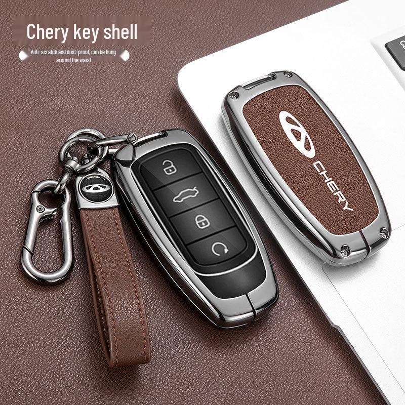 Men's Luxury Smart Key Case for Chery Tiggo 8pro/8plus/9 Arrizo