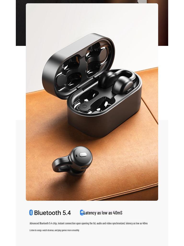 OWS-CT06 Bluetooth Earbuds - Wireless Sports Ear Clip for Music & Gaming