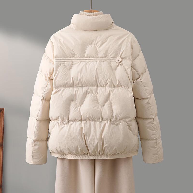 Damen Stehkragen 90% Daunenjacke