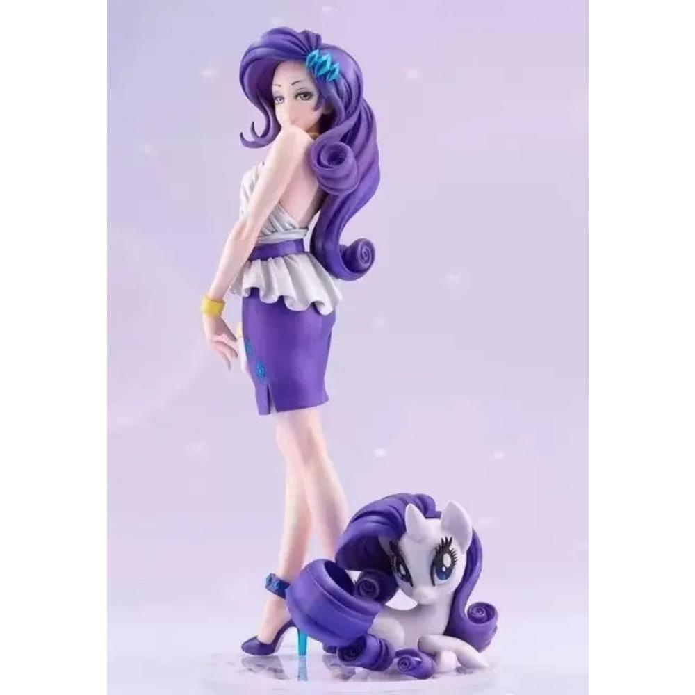 New My Little Poni Series Rainbow Anime Figure Cute Doll Applejack Toy Fluttershy Twi Light Sparkle Model Doll Toy Birthday Gift