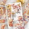 Guochao Ancient Style Creative PET Die-Cut Tape: Chinese Shell Light for DIY Landscaping and Journals.