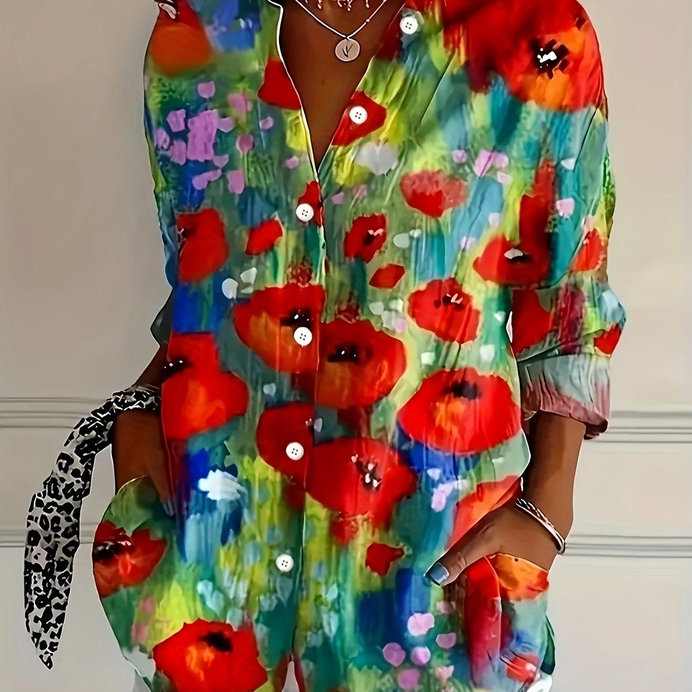 Модная женская рубашка-топ весна-лето S