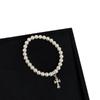 Retro Pearl Pendant Necklace & Bracelet Set - Elegant Women's Fashion Choker & Sweater Chain