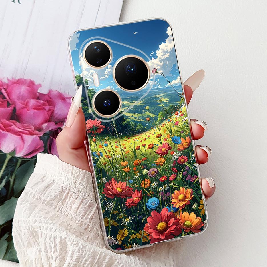 For Huawei P80 Pro Plus Case LMR-AL10 Cute Fashion Painted Cover Soft Slim Phone Case For Huawei Pura 80 Ultra Pura80 Pro+ Shell