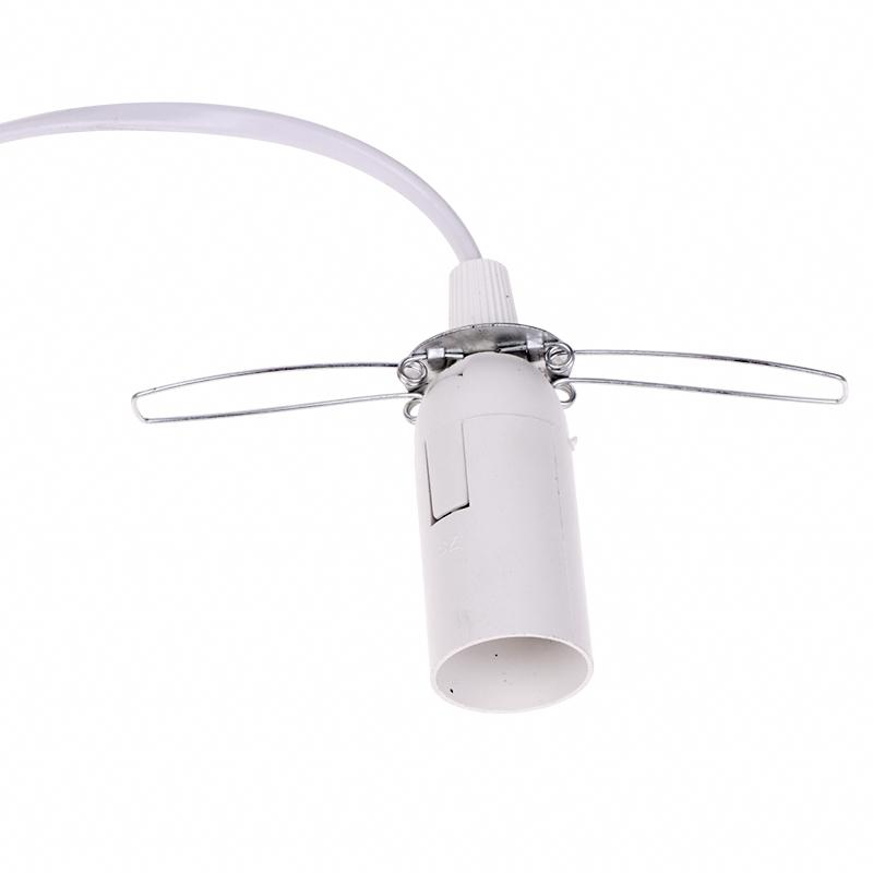 EU Plug E14 Hanglamp Holder Light Bulbs Socket With Switch Wire 1.55m Power Cord Cable For Pendant Fixture Hang Lamp