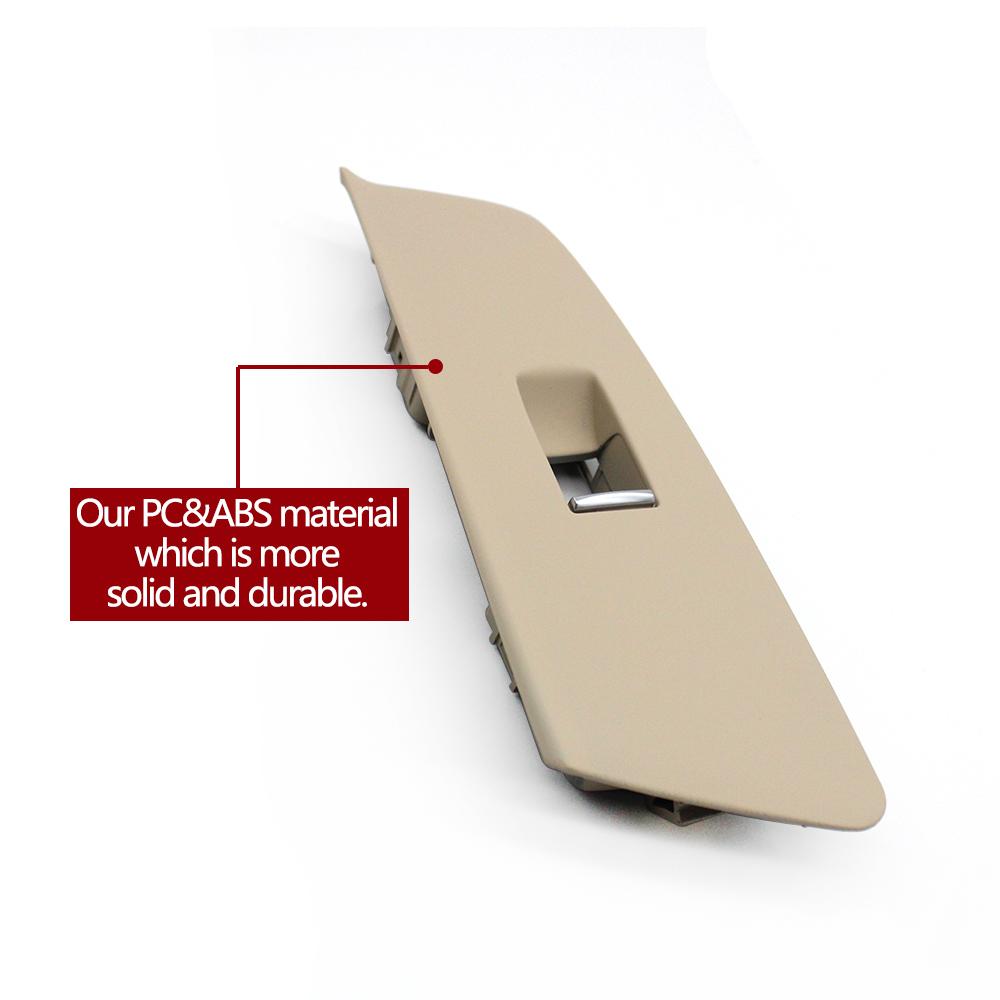 RHD Car Interior Door Window Switch Lifter Cover Panel Trim For BMW 5 Series G30 G31 F90 2017-2020 525 528 530 540