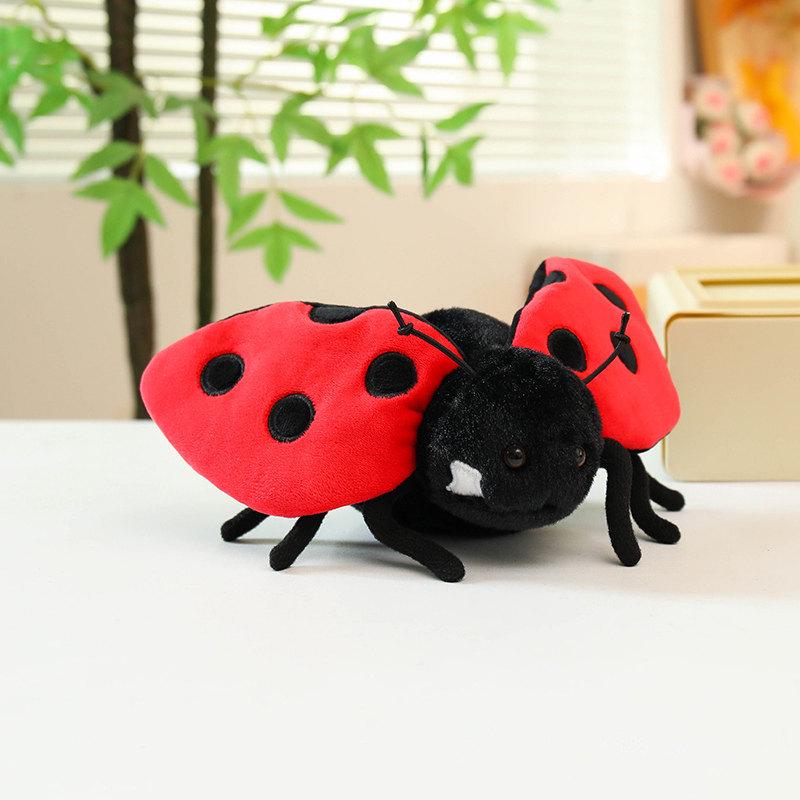 Soft and Realistic Insect Plush Toys: Butterfly, Ladybug, Bee Doll, Spider Gift for Kids