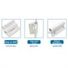 2pcs Hinges DIY Damped Rotary Shaft Adjustable Torque Hinge with Any Stop Positioning for Cabinets Electrical Panels Furniture