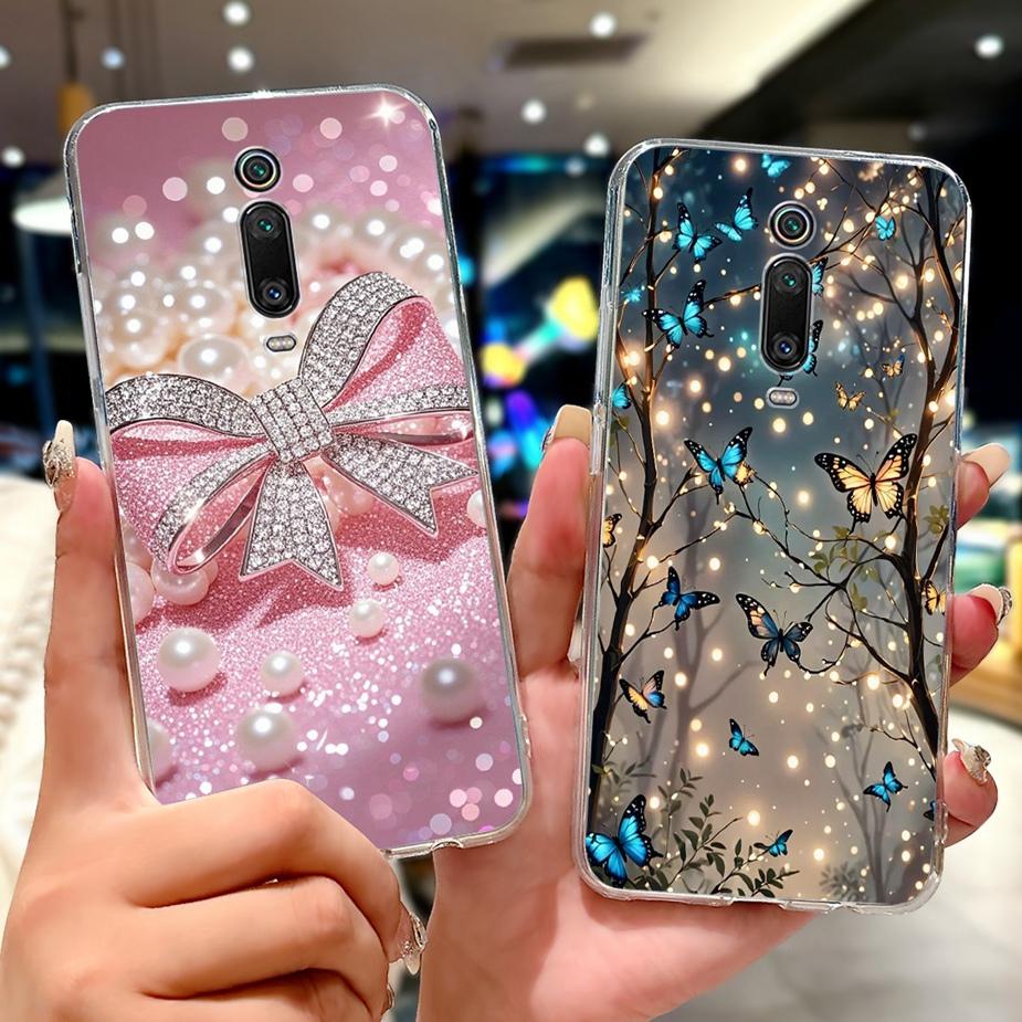 For Xiaomi Mi 9T Pro Case Cute Cat Lucky Koi Painted Cover Soft Silicone Phone Case For Xiaomi MI 9T Pro Mi9T 9TPro Fundas Coque