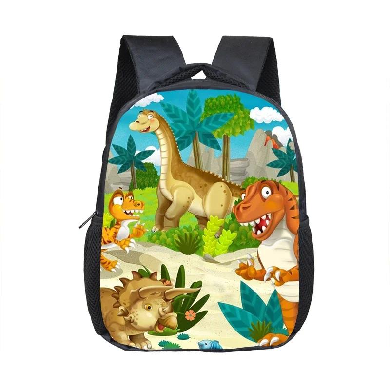 16 Inch Animals Dinosaur Backpacks Dinos Children School Bags Baby Toddler Bag Boys Backpack for Kids Kindergarten Bags Gift