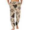 Men's Christmas Printed Thermal Pajama Pants for Winter Sleepwear