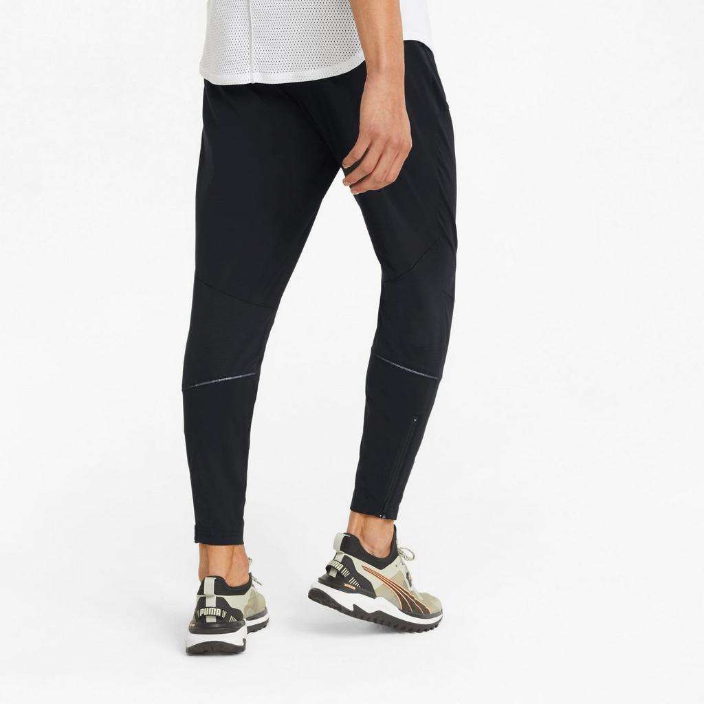 Puma RUN TAPERED WOVEN men's sweatpants black 52140401 r S