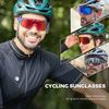 Lunettes de Soleil Sportives Polarisées Kapvoe pour Homme Lunettes de Vélo Photochromiques Lunettes de Vélo d'Extérieur pour Vélo VTT UV400