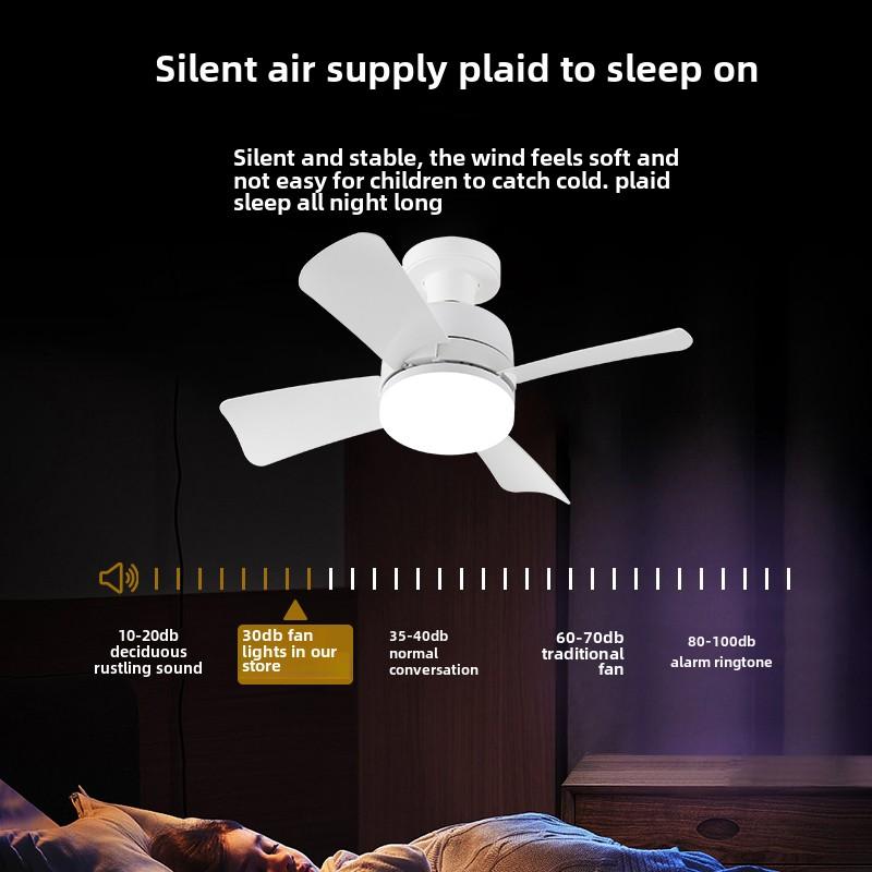 20W Ceiling Fan Light with Remote Control Smart Wireless Fan Lights for Living Room Study Household Use Decorative Lighting