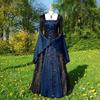 Medieval European Court Style Retro Party Dress for Women - Long Dress