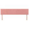 Headboards Pink 160x5x78 88 Cm Velvet