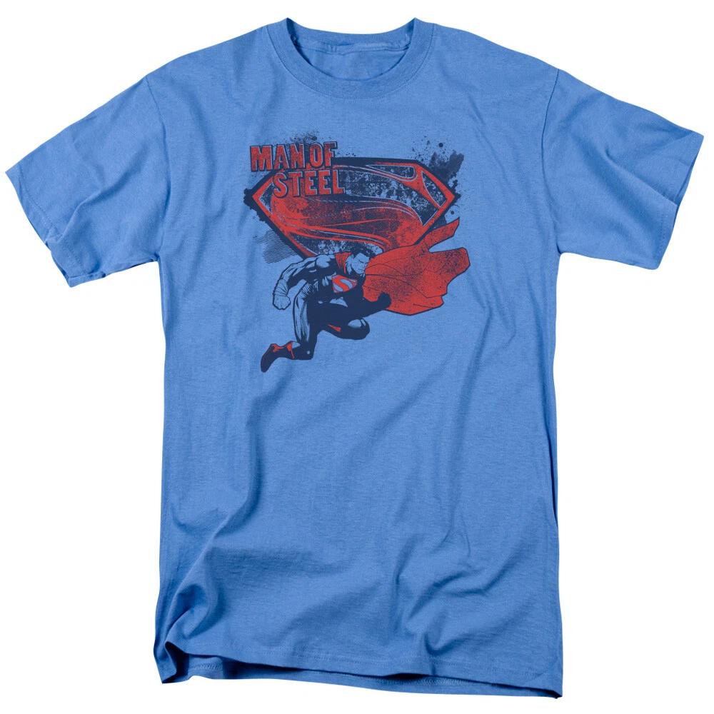 Superman Man Of Steel  Shield Splat  T-Shirt XL