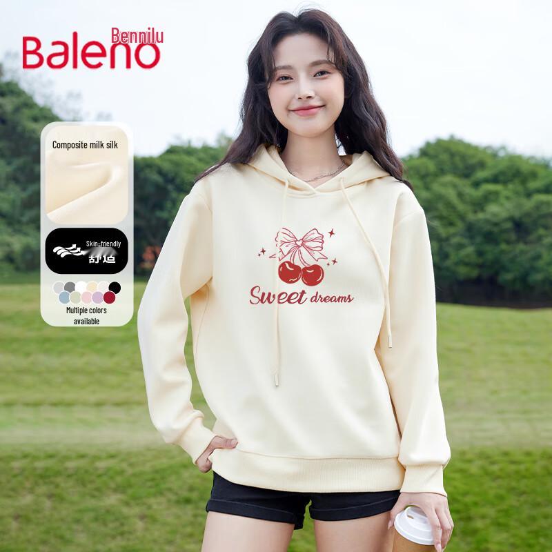 Baleno Women's Casual Long-Sleeve Hooded Sweatshirt