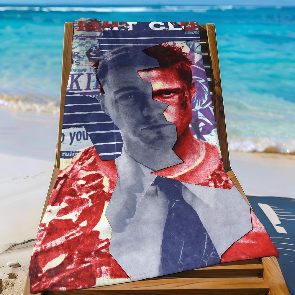 Classic Movie Fight Club Towel Sports Quick Dry Travel Camping Gear Sandproof Soft Light Large Beach Towel