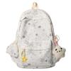 Schoolbag Schoolbag Female Junior High School High School Student Star Printing Korean Version Niche Ins Backpack Mori Students Large Capacity 
