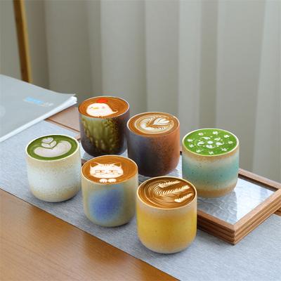 Retro Ceramic Cup Small Capacity Water Cup High Value Mug Coarse Pottery Coffee Cup Kiln Change Cup