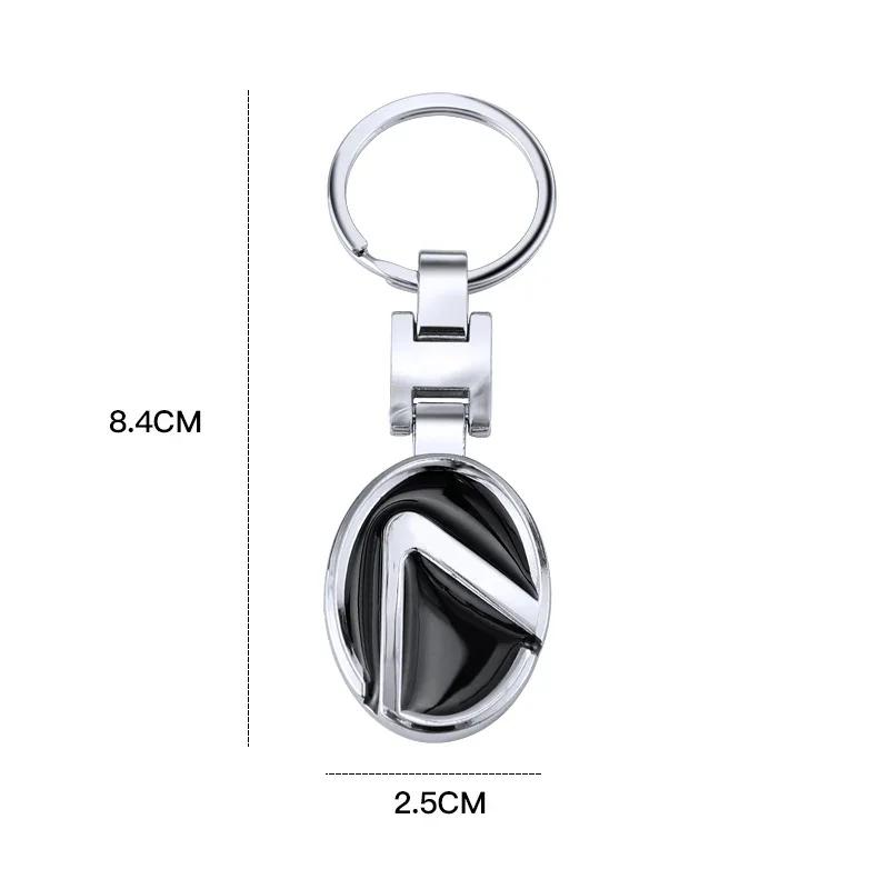 For Lexus RX330 IS250 Ct200h ES300h RX350 IS300h NX300h RX400h ES350 UX250h Car Key Chain Metal Keyring Accessories Ornaments