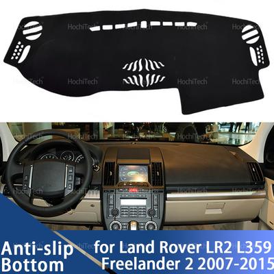 Cubierta de Salpicadero Alfombrilla Forro de Coche Alfombrilla Anti-UV Parasol Alfombra Dash para Land Rover LR2 L359 Freelander 2 2007-2015 2009 2012