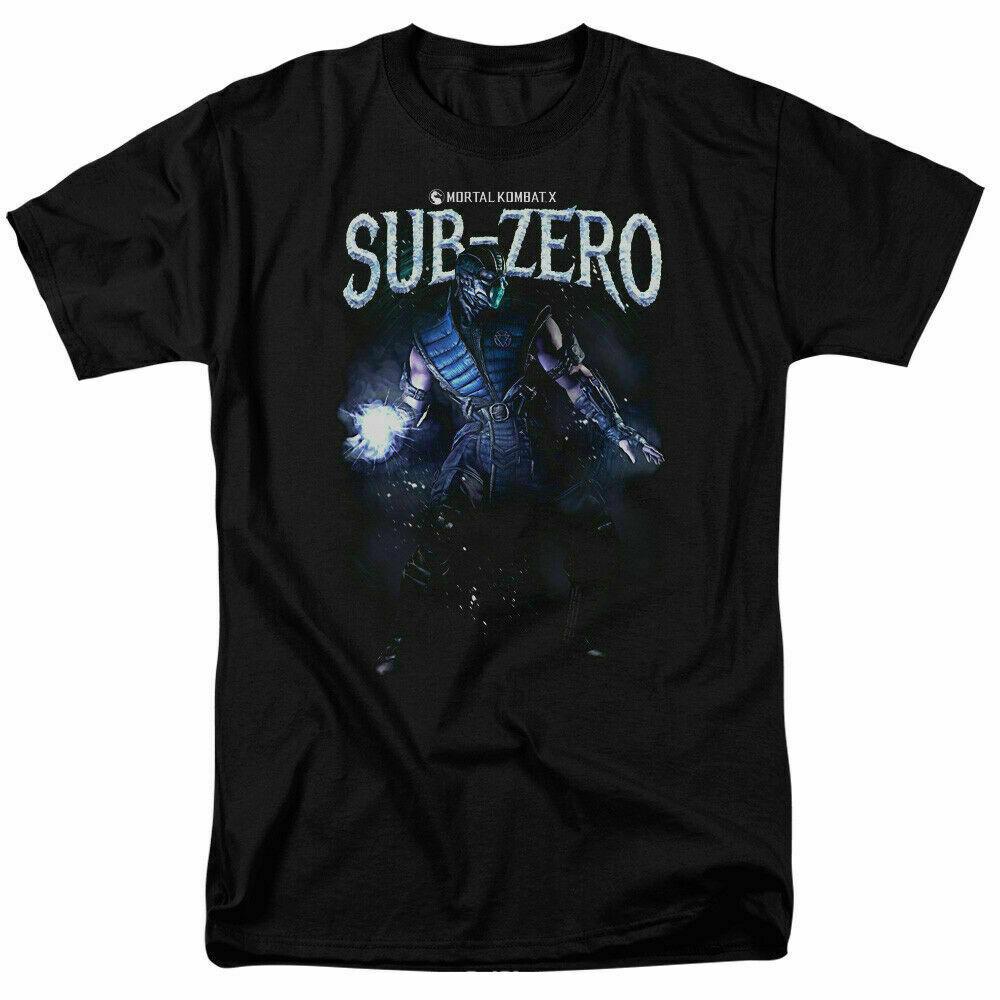 26 Mortal Kombat Sub Zero T Shirt Licensed Comic Book Video Game Tee Black Unisex T-Shirt XXXXL
